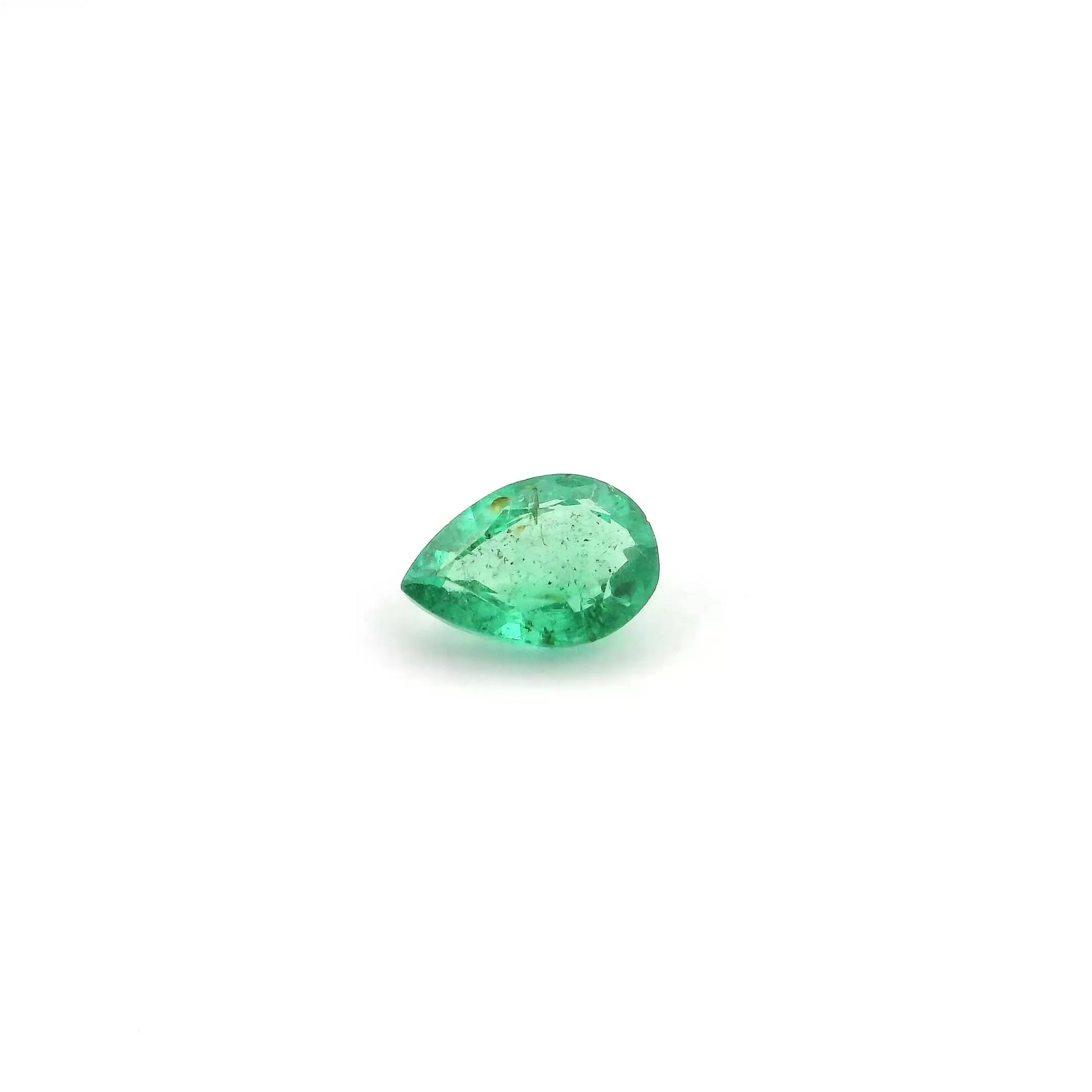 0.43ct Pear Natural Emerald (Colour Green, Clarity Slightly Included, Cut Faceted)